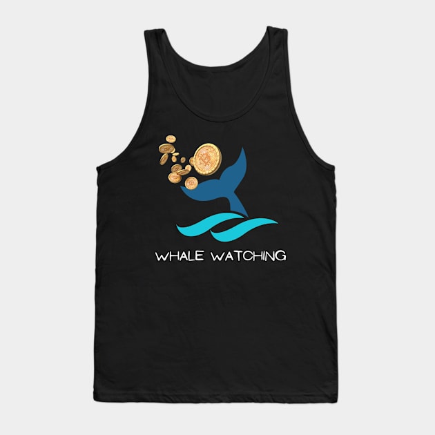 Bitcoin Whale Watching Tank Top by RedSparkle 